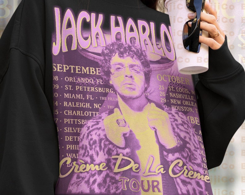 Jack Harlow Rapper Hip Hop Shirt - Industry Baby Sweater & ft. Doobie Style 90s Shirt, Homage Hangout Sweatshirt - Image 2
