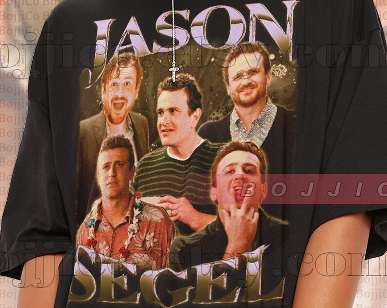 Jason Segel '90s Retro Shirt, Homage Tee for Fans of Jason Segel Movies and TV, Vintage Sweater, Perfect Gift Idea - Image 2