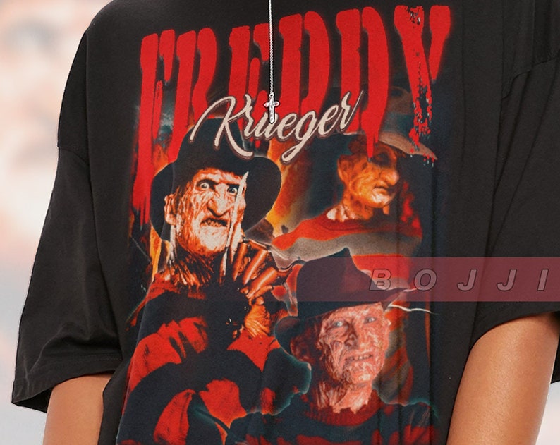 Jason Voorhees Friday the 13th Tee - Vintage Horror Movie and Nightmare Halloween Shirt - Image 2