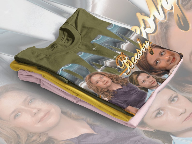 Jenna Fischer Tv Show Shirt - Retro Offfice Shirt for Fans - Image 4