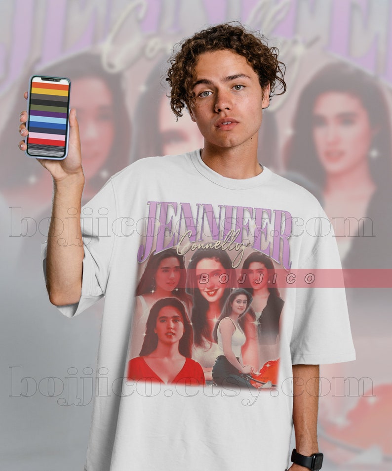 Jennifer Connelly Retro 90s Tee, Labyrinth Homage Shirt for Fans of Jennifer Connelly Movies, Perfect Gift Idea - Image 3