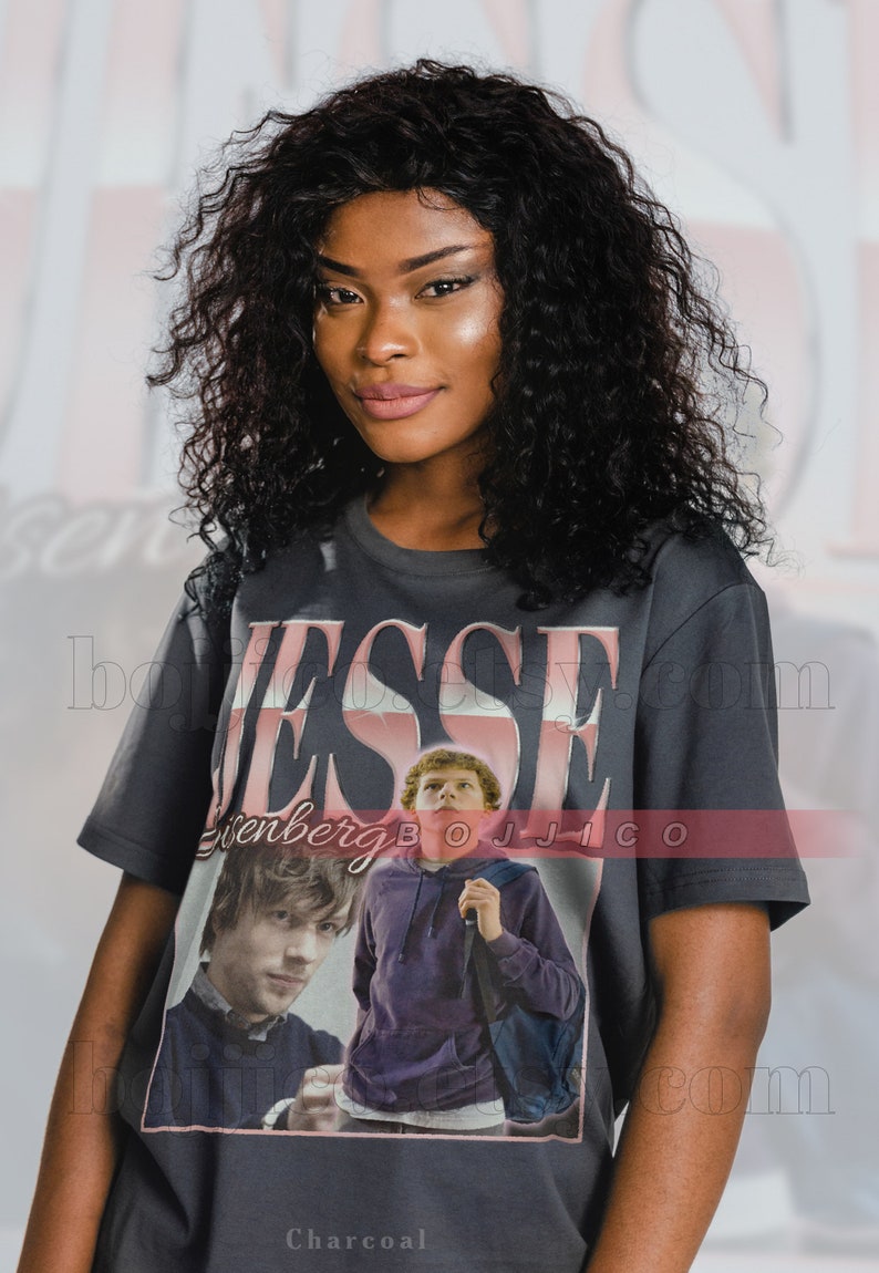 Jesse Eisenberg Retro Homage Tee for Fans