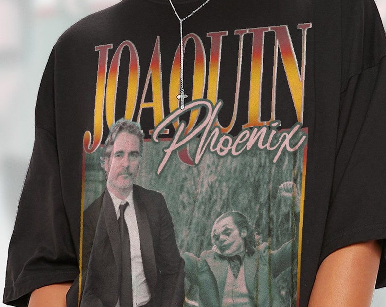 Joaquin Phoenix Retro Tee, Classic Aesthetic Shirt, Unisex Vintage T-Shirt, Perfect Birthday Gift for Fans - Image 2