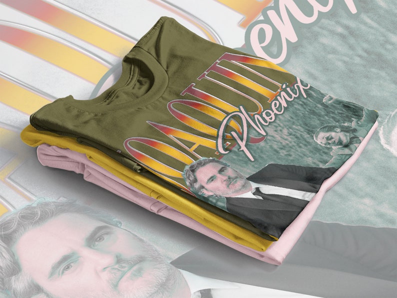 Joaquin Phoenix Retro Tee, Classic Aesthetic Shirt, Unisex Vintage T-Shirt, Perfect Birthday Gift for Fans - Image 4