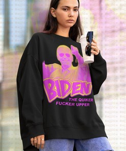 Joe Biden American President Sweatshirt - Retro 90s Homage Sweater