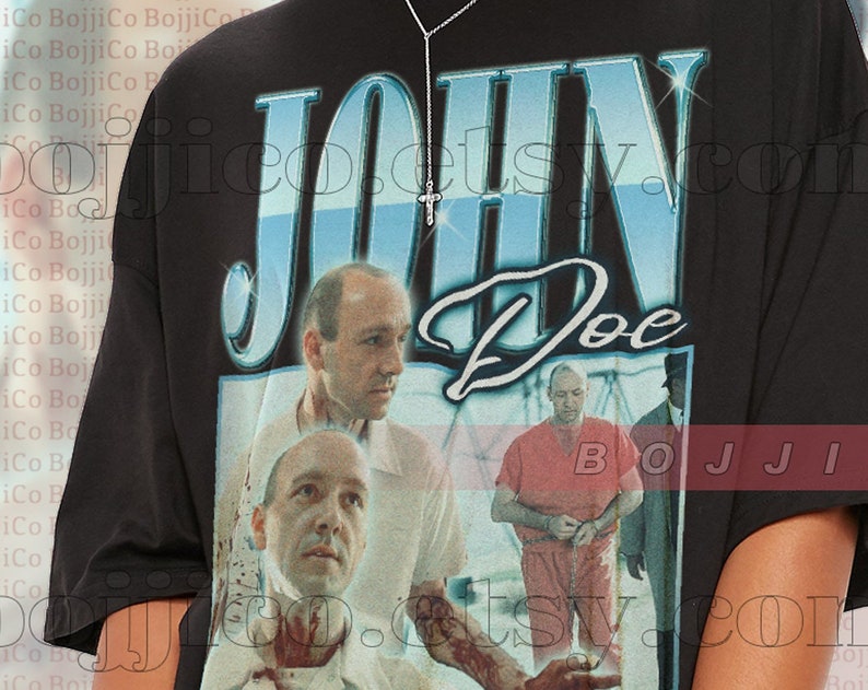 John Doe Sweater, Retro Tees Inspired by the Movie Seven, Morgan & Brad Pitt, Great Gift for Fans - Image 2