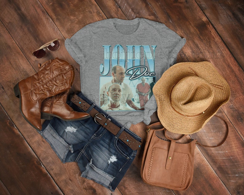 John Doe Sweater, Retro Tees Inspired by the Movie Seven, Morgan & Brad Pitt, Great Gift for Fans - Image 4