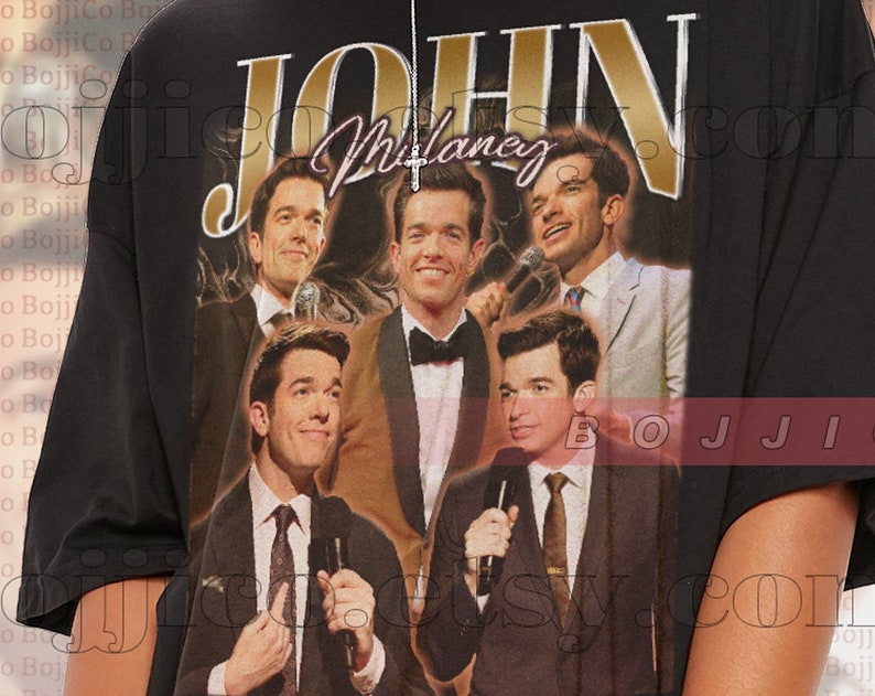 John Mulaney Stand Up Comedian Shirt, Vintage 90s Tee, Perfect Gift for Fans of John Edmund Mulaney - Image 2