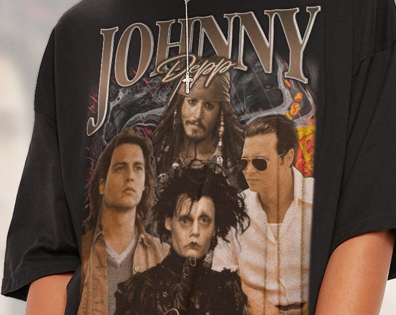 Johnny Depp Merch Pirate Tee with RottenBorn Homage - Image 2
