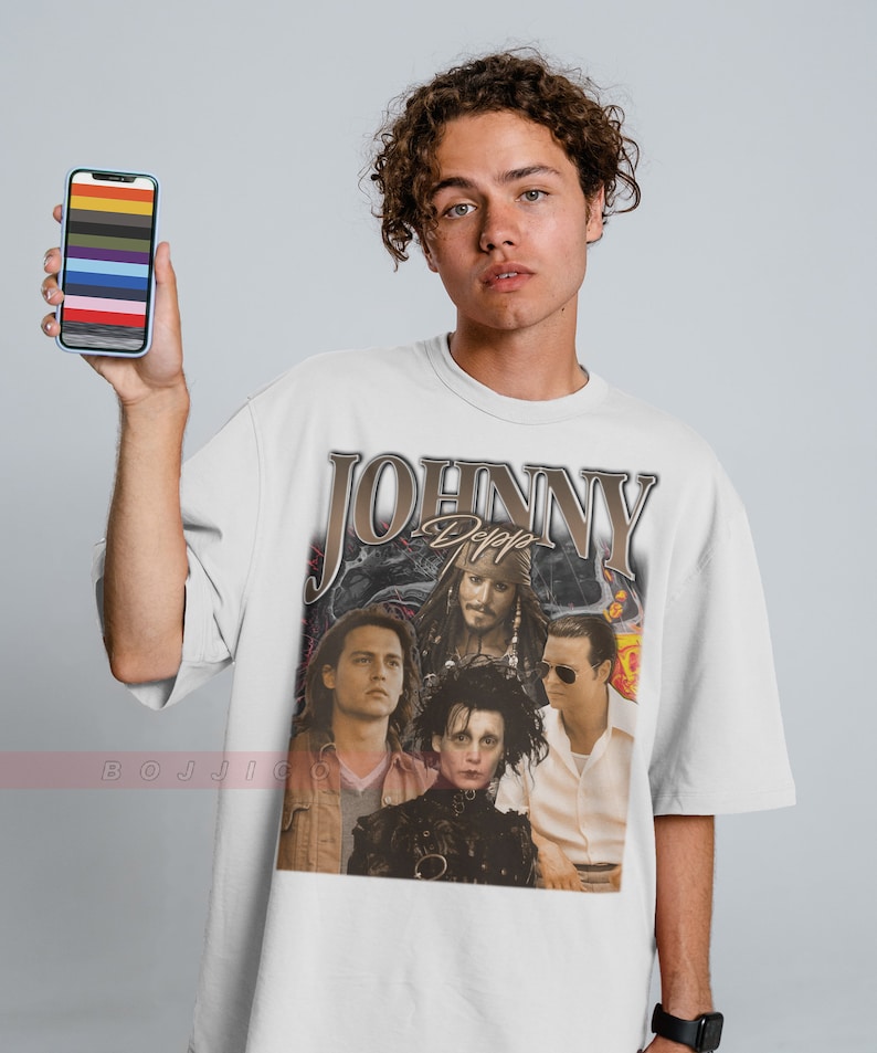 Johnny Depp Merch Pirate Tee with RottenBorn Homage - Image 4