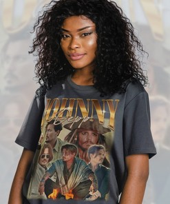 Johnny Depp Retro Tee with Pirate Homage for Fans and Gift