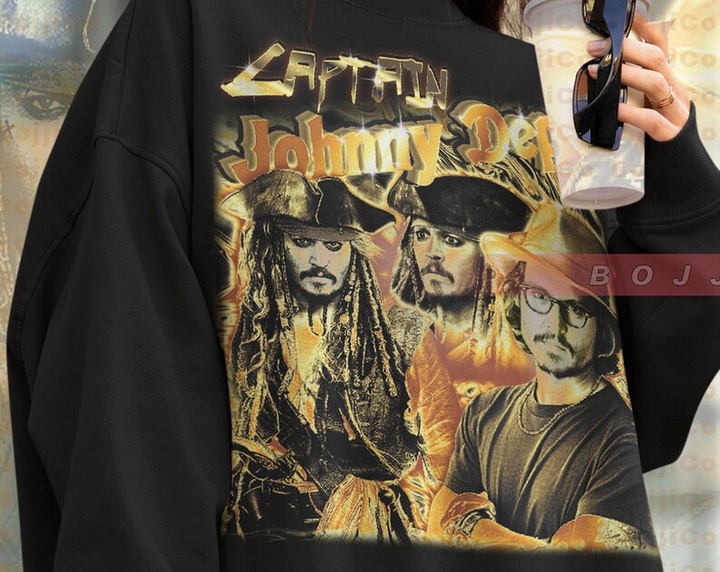 Johnny Depp RottenBorn Lawyer Sweatshirt - Pirate Homage T-Shirt for Fans of Captain Depp - Image 2