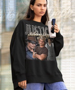 Johnny Depp Trial Sweatshirt - RottenBorn Retro Homage Sweater for Fans