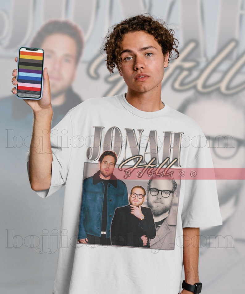 Jonah Hill Wolf of Wall Street Tee, Retro Vintage Movie Actor Shirt, Comedian Tee, Great Gift for Fans - Image 3
