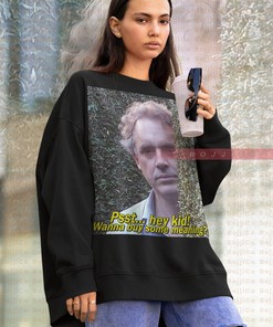 Jordan Peterson Vintage Sweatshirt - Wanna Buy Some Meaning Homage Tee for Fans