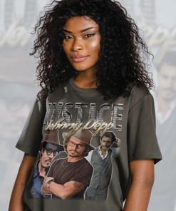 Justice for Johnny Depp Pirate Vintage Tee for Fans and Gift
