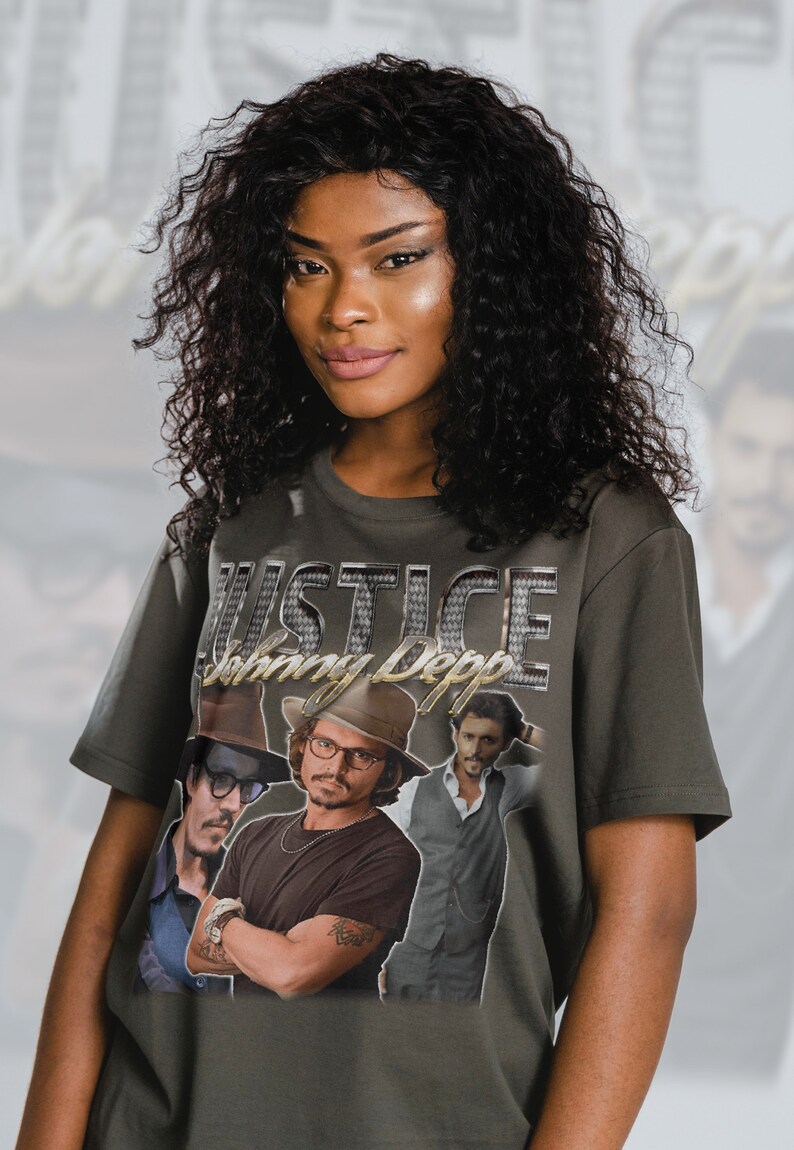 Justice for Johnny Depp Pirate Vintage Tee for Fans and Gift