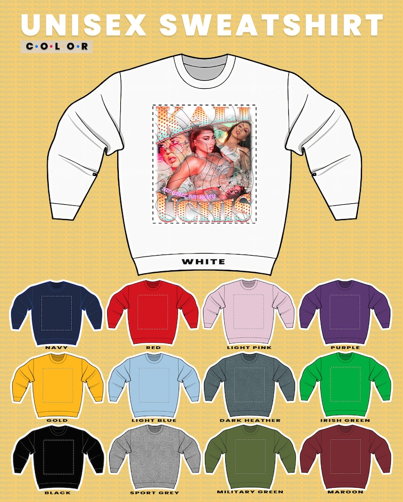 Kali Uchis Telepatia Sweatshirt - Vintage 90s Homage Tee for Retro Fans - Image 3