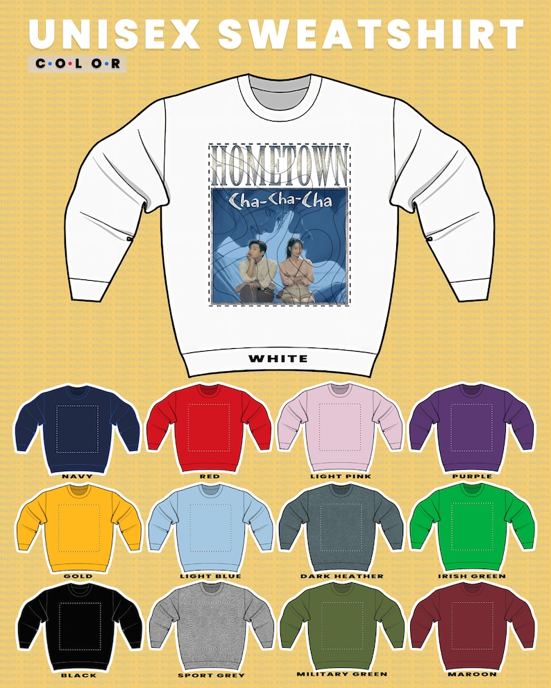 Kim Ji-hyun Hoodie, Hometown CHACHACHA Sweatshirt with Shin Min-a and Yoon Hye-Jin for Fans of the Korean TV show - Image 3