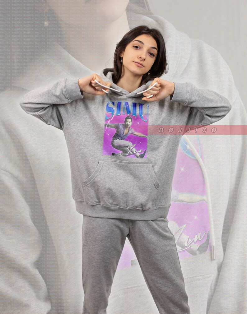 Kim's Convenience Hoodie - SIMU LIU Retro Store Sweater with Fan Art T-Shirt Design - Image 4
