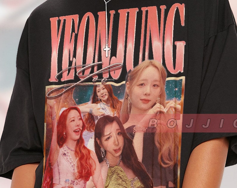 Korean Singer Yeonjung Vintage Shirt - Homage Tshirt - Retro 90s Sweater - Image 2