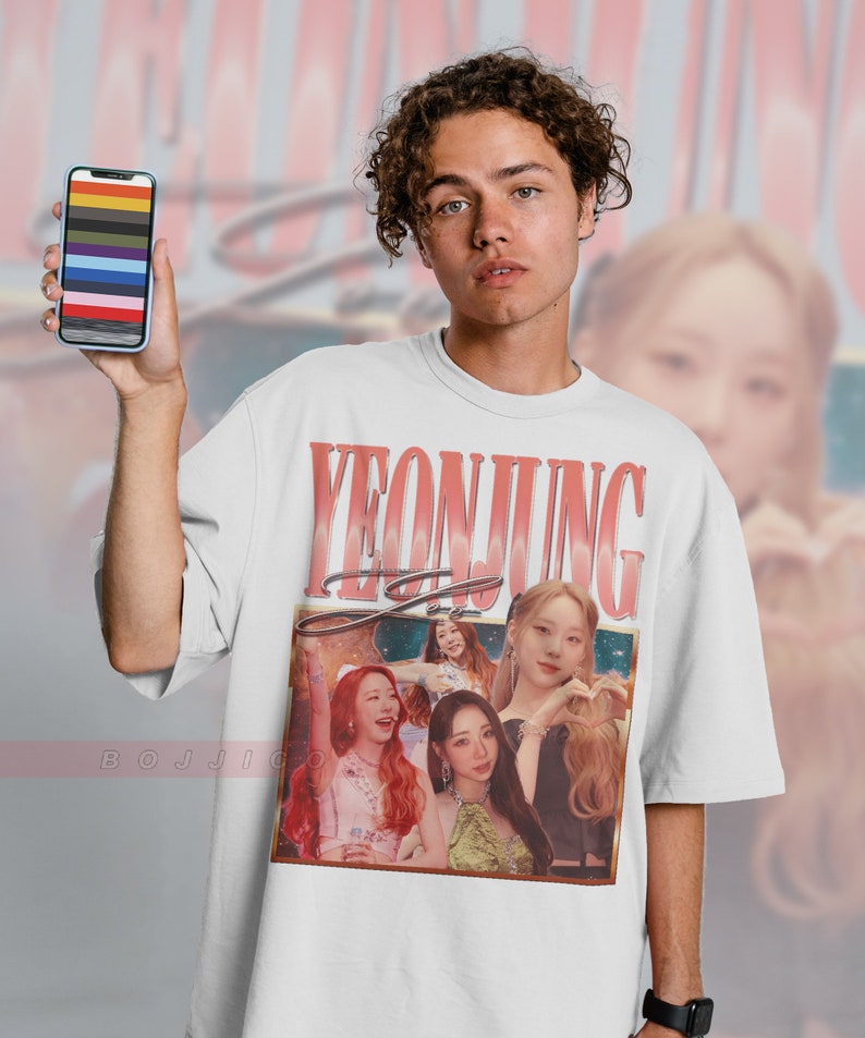 Korean Singer Yeonjung Vintage Shirt - Homage Tshirt - Retro 90s Sweater - Image 3