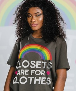 LGBTQ+ Closet Humor Unisex T-Shirt - Pride Rainbow Symbol Gift