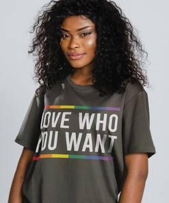 LGBTQIA Pride Tee Love Who You Want Shirt