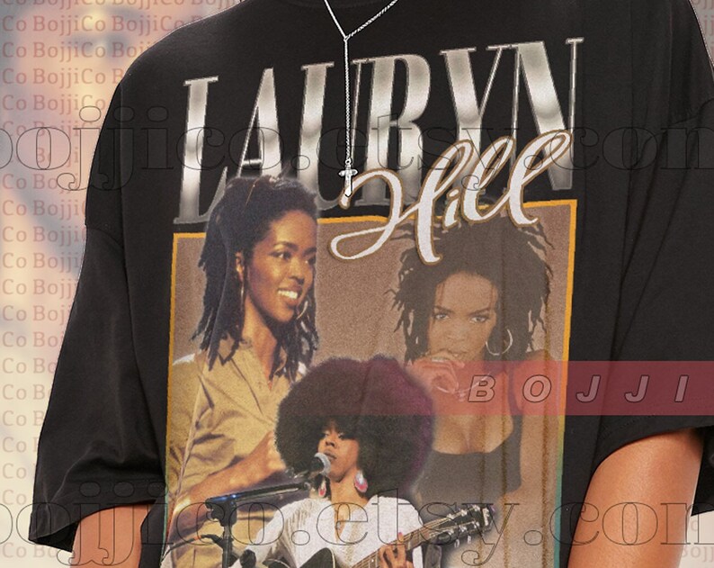 Lauryn Hill Vintage Tee, Noelle Hill Homage Shirt, Retro Sweater, Rapp Fan Gift, Music Apparel - Image 2