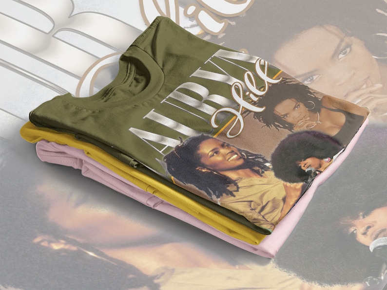 Lauryn Hill Vintage Tee, Noelle Hill Homage Shirt, Retro Sweater, Rapp Fan Gift, Music Apparel - Image 4