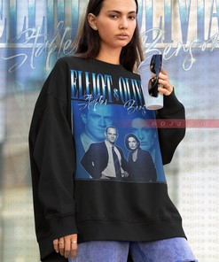 Law And Order SVU Elliot and Olivia Homage Sweatshirt - Vintage Sweater for Series Fans