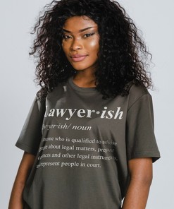Lawyer-Ish Unisex Tee, Attorney Shirt, Funny Law School T-Shirt, Graduation Gift, Future Lawyer Apparel
