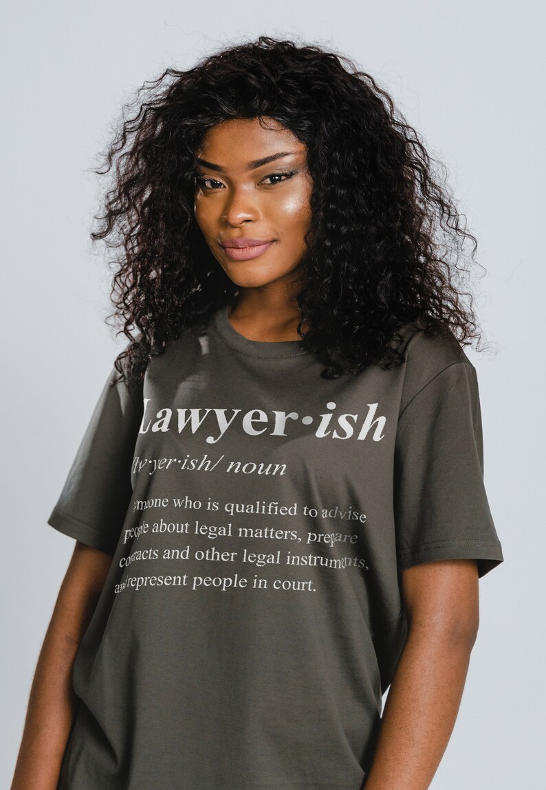 Lawyer-Ish Unisex Tee, Attorney Shirt, Funny Law School T-Shirt, Graduation Gift, Future Lawyer Apparel