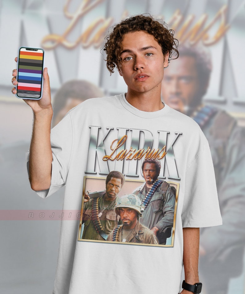 Lazerus Robert Downey Jr Shirt - Tropic Thunder Kirk Lazarus Shirt - Ben Stiller Les Grossman Shirt - Image 3