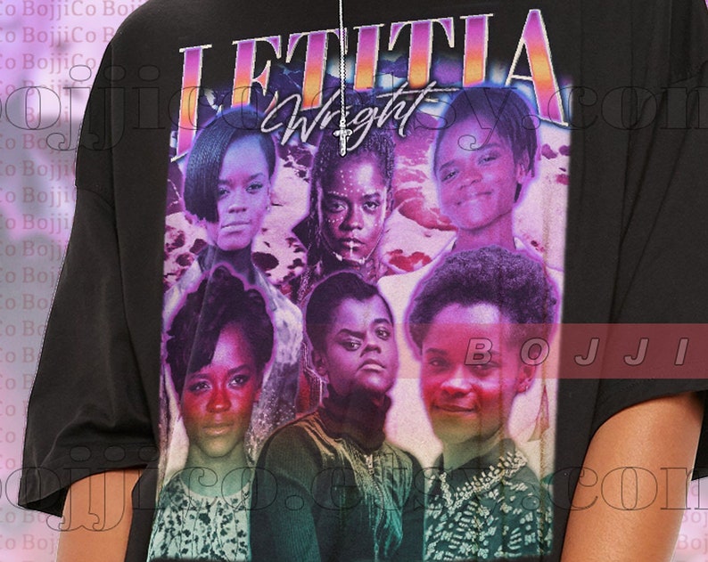 Letitia Wright Retro 90s Fan Tee Collection - Image 2