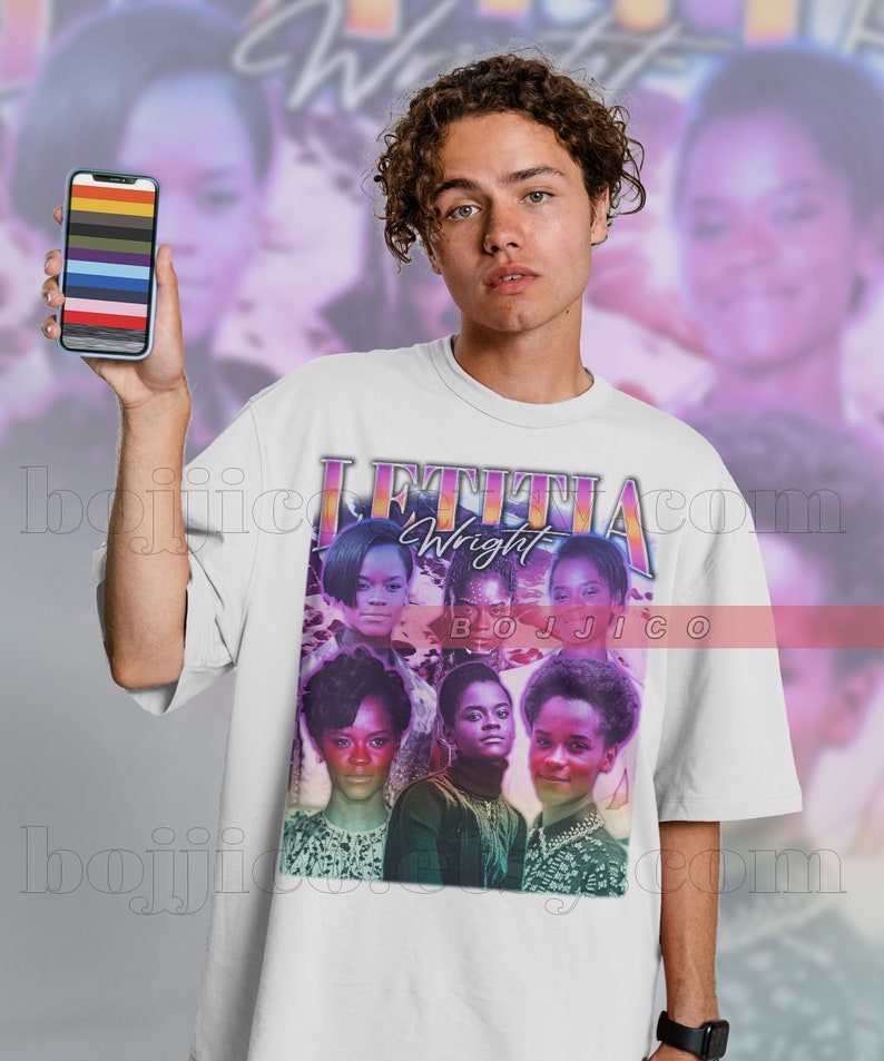 Letitia Wright Retro 90s Fan Tee Collection - Image 3