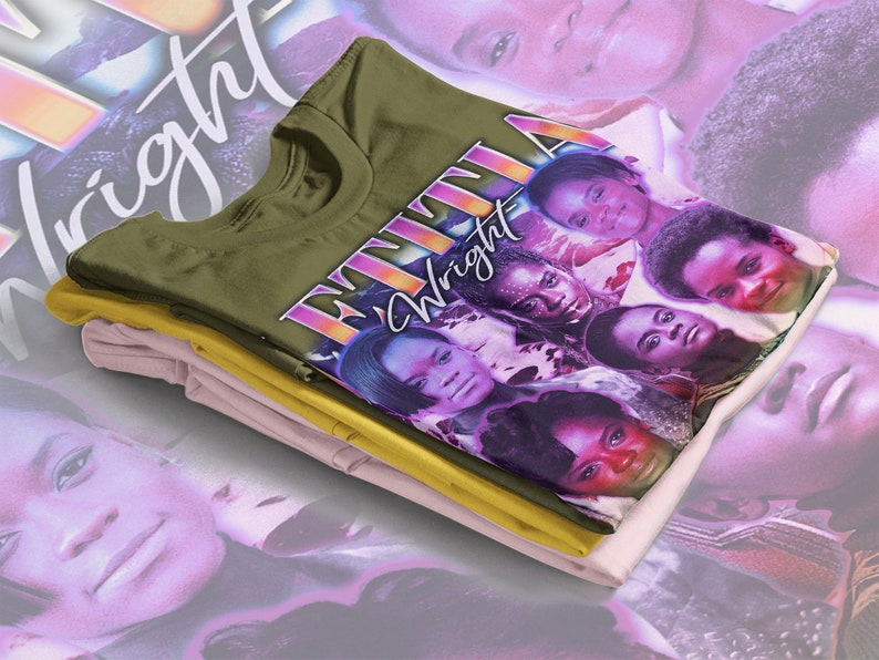 Letitia Wright Retro 90s Fan Tee Collection - Image 4