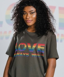 Love Always Wins Rainbow Pride Month Shirt