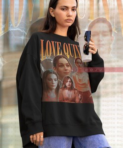 Love Quinn Vintage Sweatshirt - You Tv Series Homage Sweater for Fans