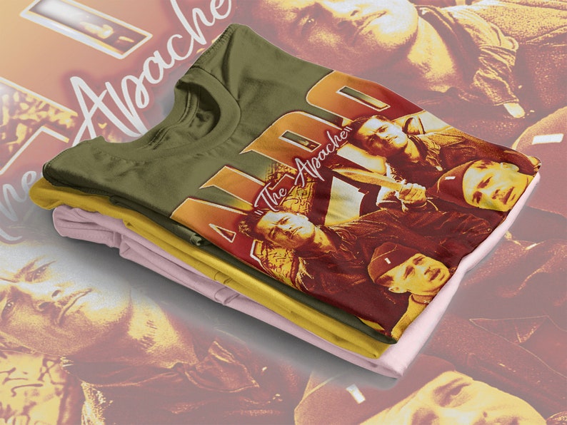 Lt. Aldo Raine Homage T-Shirt, Aldo The Apache Vintage Style Tee, Inglorious Basterds Retro Shirt - Image 4