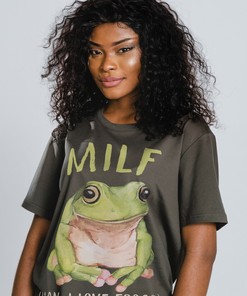 MILF Frog Lovers Shirt, Funny Unisex T-Shirt Gift for Fans
