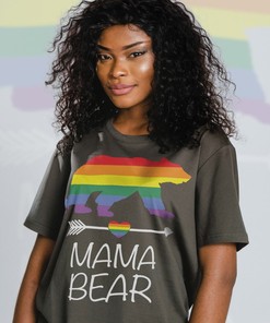 Mama Bear LGBTQ+ Pride Month Symbol Shirt