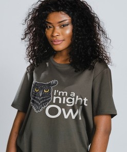 Mandala Owl Shirt for Animal Lovers, Unisex Graphic Tee Gift for Fans