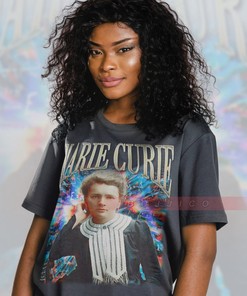 Marie Curie Vintage Shirt, Noble Prize Winner, Physicist Marie Curie T-Shirt