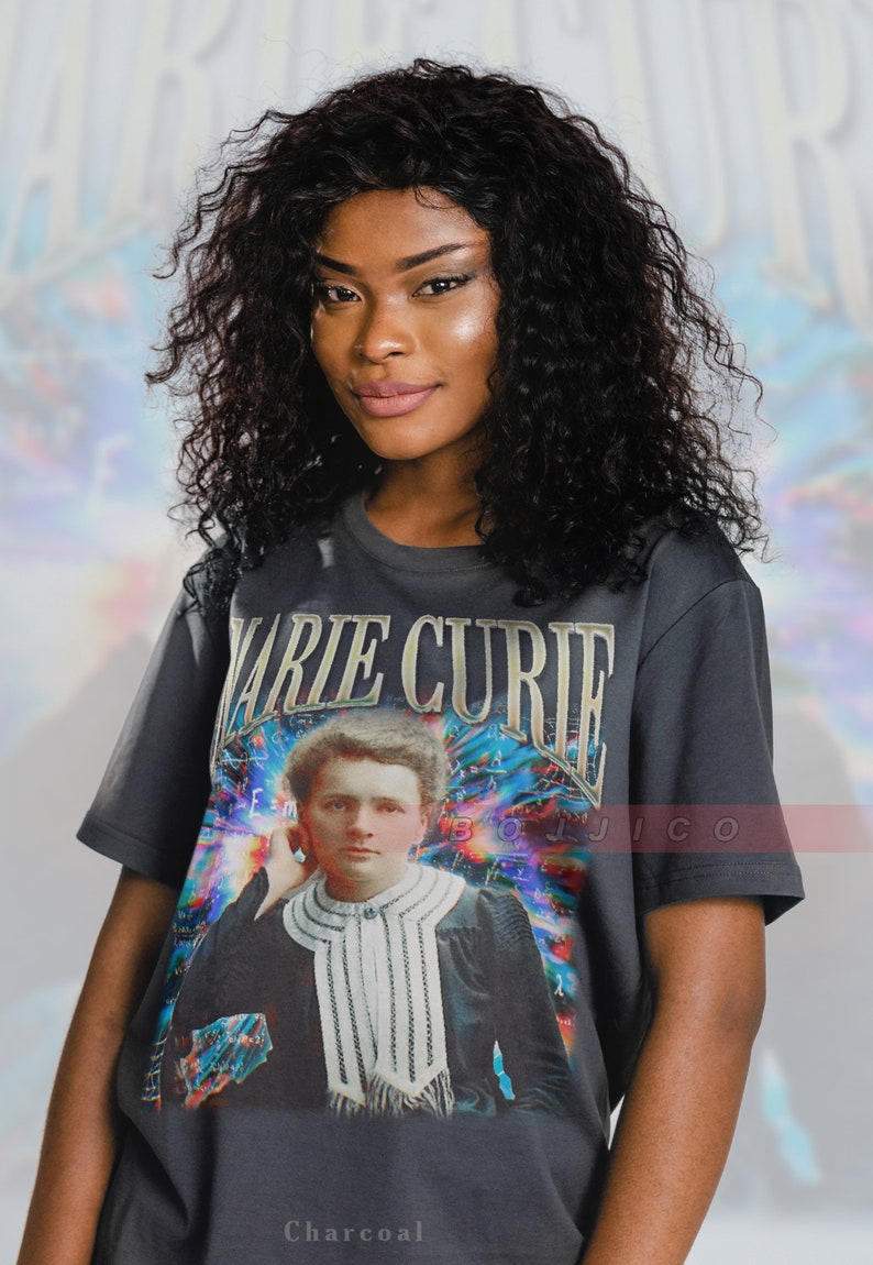 Marie Curie Vintage Shirt, Noble Prize Winner, Physicist Marie Curie T-Shirt