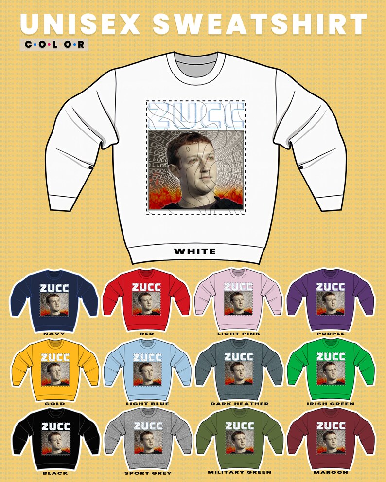 Mark Zuckerberg Vintage Shirt - Zuckerberg Homage Tshirt for Fans - Image 3