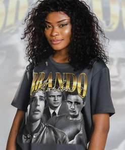 Marlon Brando Retro Gangster Sweatshirt, Vintage Marlon Brando Homage Tee, Marlon Brando Fan Gift