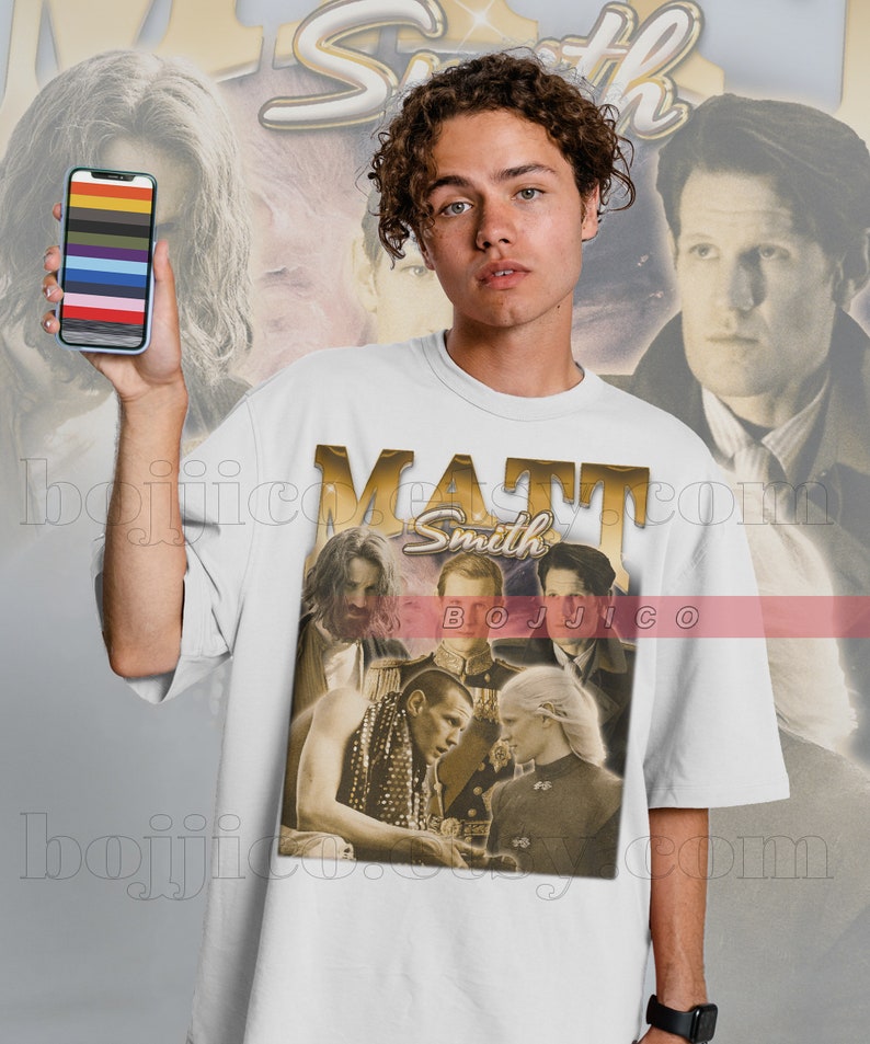 Matt Smith Homage Tee - Gift for Fans of Matt Smith's Acting - Image 3