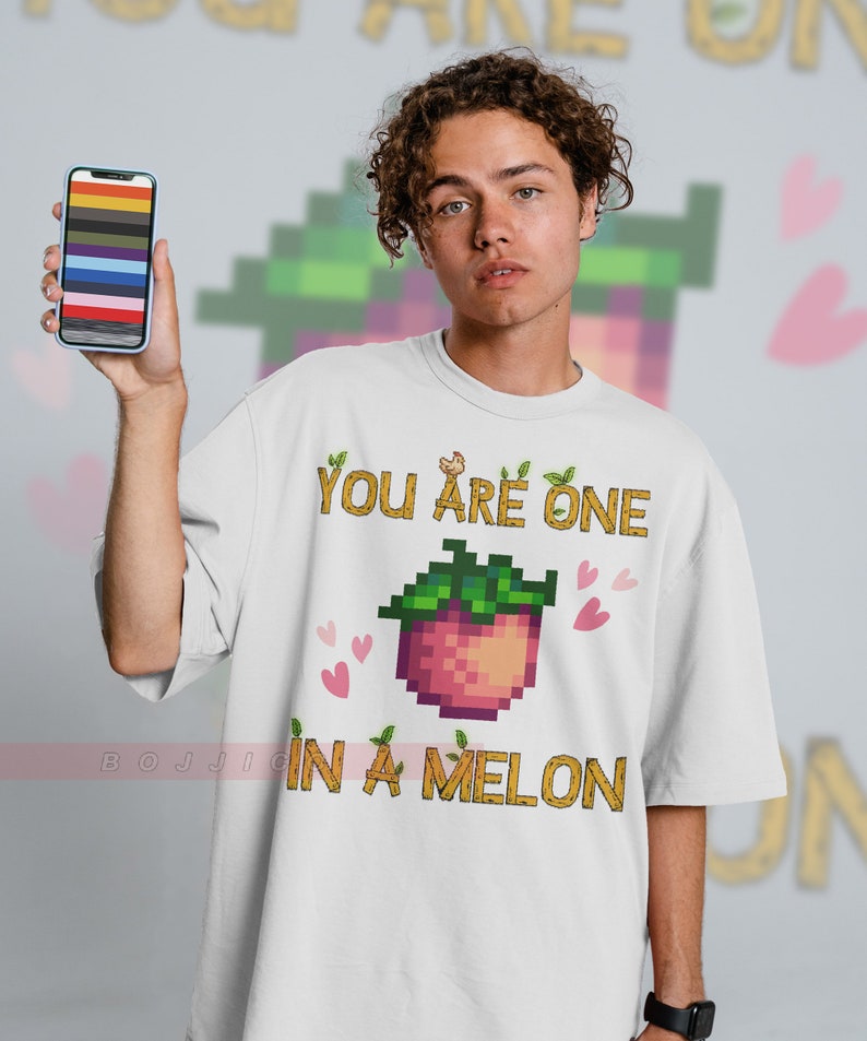 Melon Million Stardew Valley Tee, Farming Harvst Moon RPG Video Game Shirt, Pun Joke Gift - Image 3
