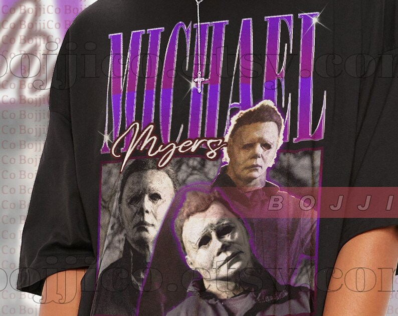 Michael Myers Horror Shirt, Friday the 13th Horror Tee, Halloween Vintage Shirt - Image 2